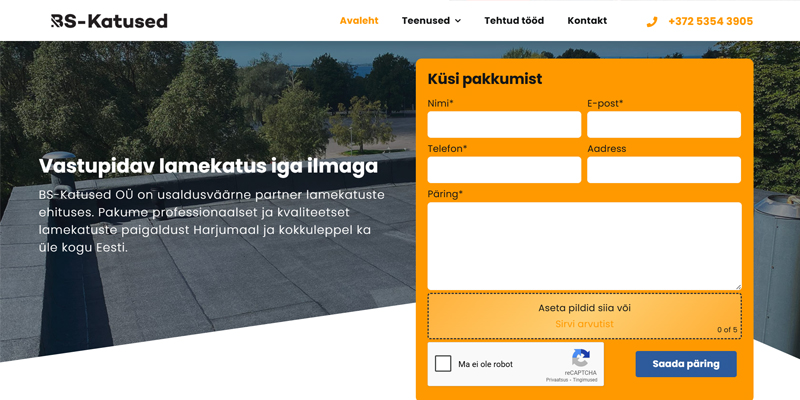 kodulehe tegemine