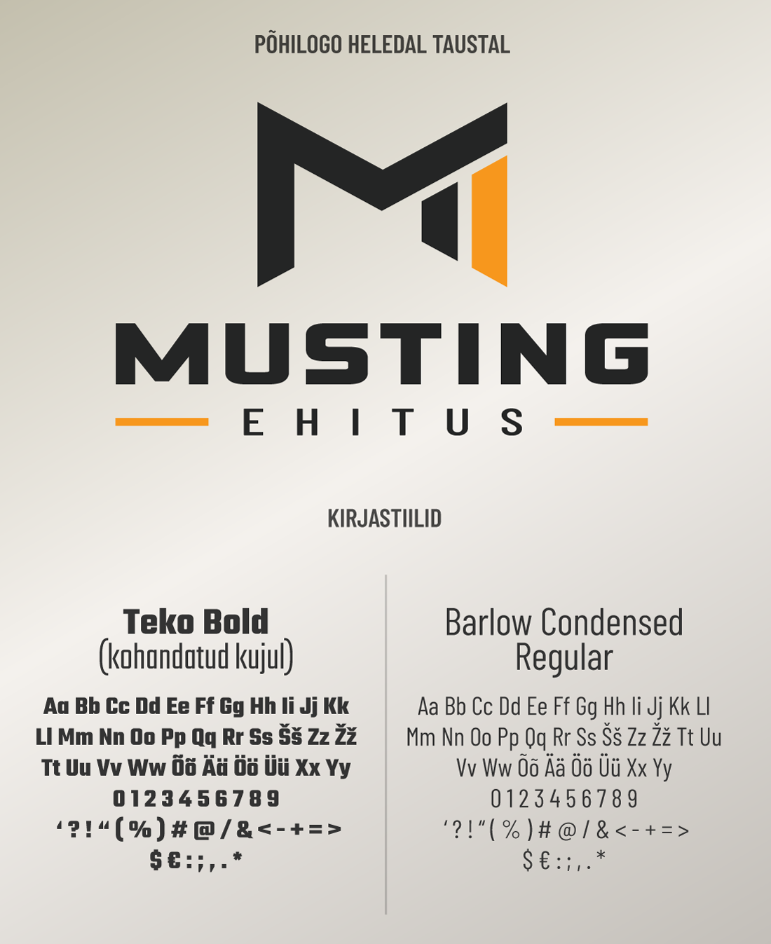 logo tegemine ehitusettevõttele musting ehitus logo disain