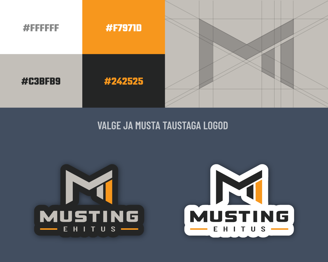 logo tegemine ehitusettevõttele musting ehitus logo disain